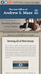 Mobile Screenshot of andrewmaze.com