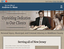 Tablet Screenshot of andrewmaze.com